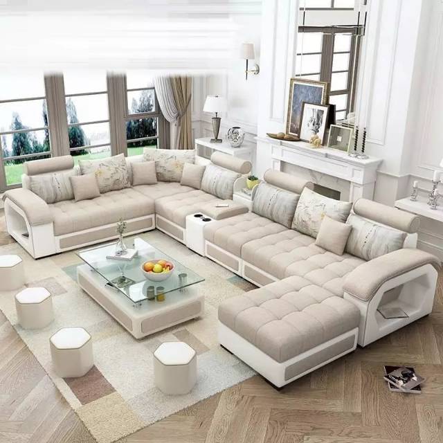 KURSI SOFA RUANG TAMU LETTER U MINIMALIS CANTIK BAHAN PREMIUM GRADE A |  Shopee Indonesia