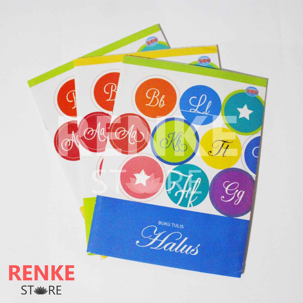 Buku Tulis Halus 38 Lembar - Buku Tulis Sambung Garis Tiga | Shopee  Indonesia