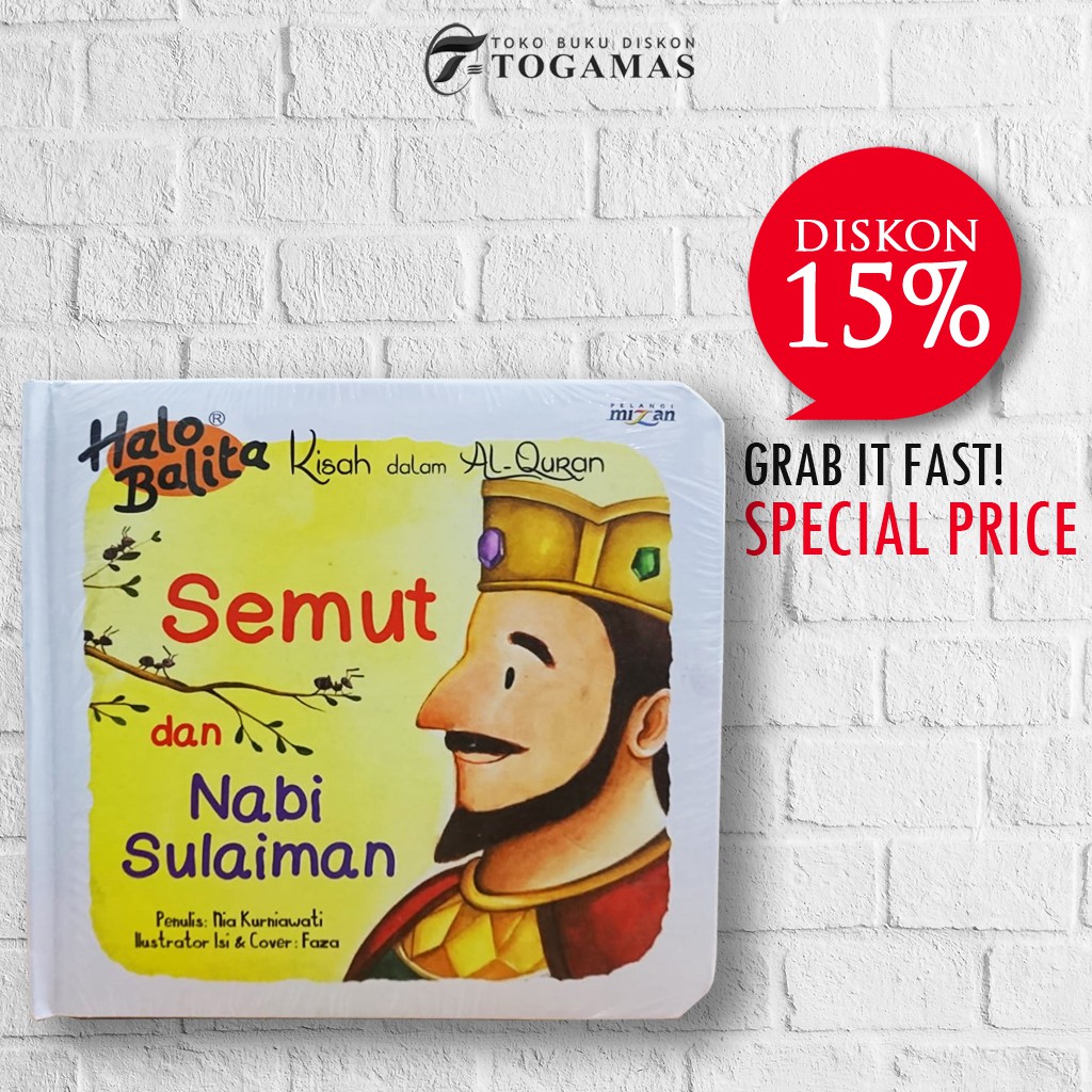 HALO BALITA KDA: SEMUT DAN NABI SULAIMAN (BOARDBOOK)-REPUBLISH | Shopee  Indonesia