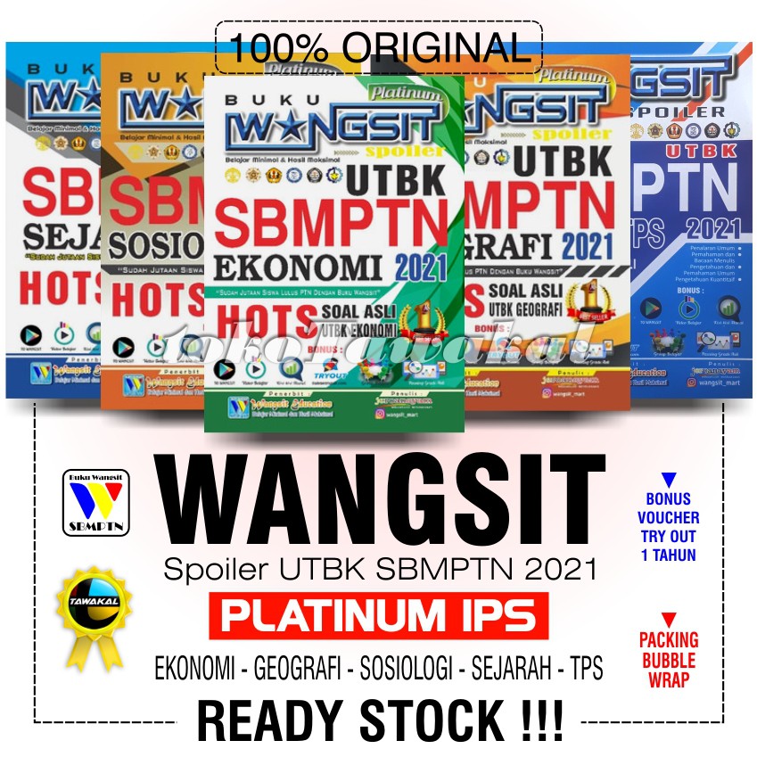 Latihan soal utbk tps dan utbk tka tahun 2019 2020. Buku Wangsit Spoiler UTBK SBMPTN 2021 / Platinum IPS ...
