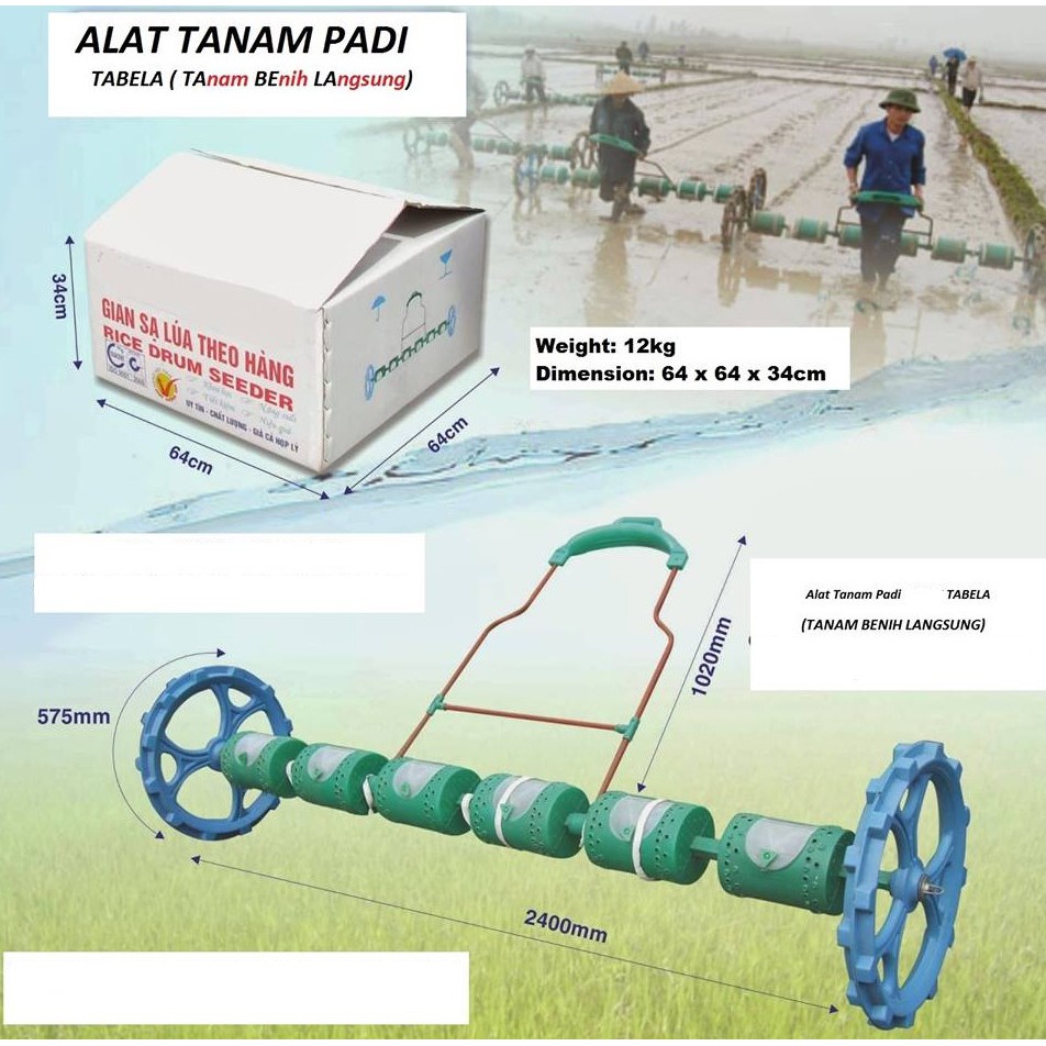 ALAT TANAM PADI MODEL TABELA | Shopee Indonesia