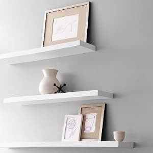 PAPAN Rak Buku Kayu Dinding floating shelf Tempel Gantung Rak Bunga Rak  Susun 80,60,40 | Shopee Indonesia