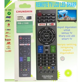 Cara setting smart tv sharp cara koneksi kan remot dengan tv. Jual Remote Remot Multi Tv Lcd Led Sharp Aquos Smart Tv Netflix Youtube Chunshin L1346 Indonesia Shopee Indonesia