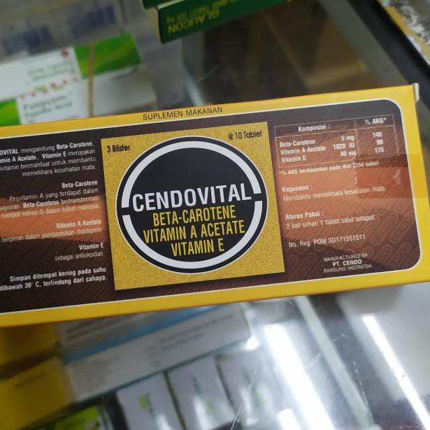 Suplemen ada yang dikemas dalam bentuk tablet, kaplet, pil, kapsul lunak, maupun cairan. Cendo Vital Tablet Shopee Indonesia