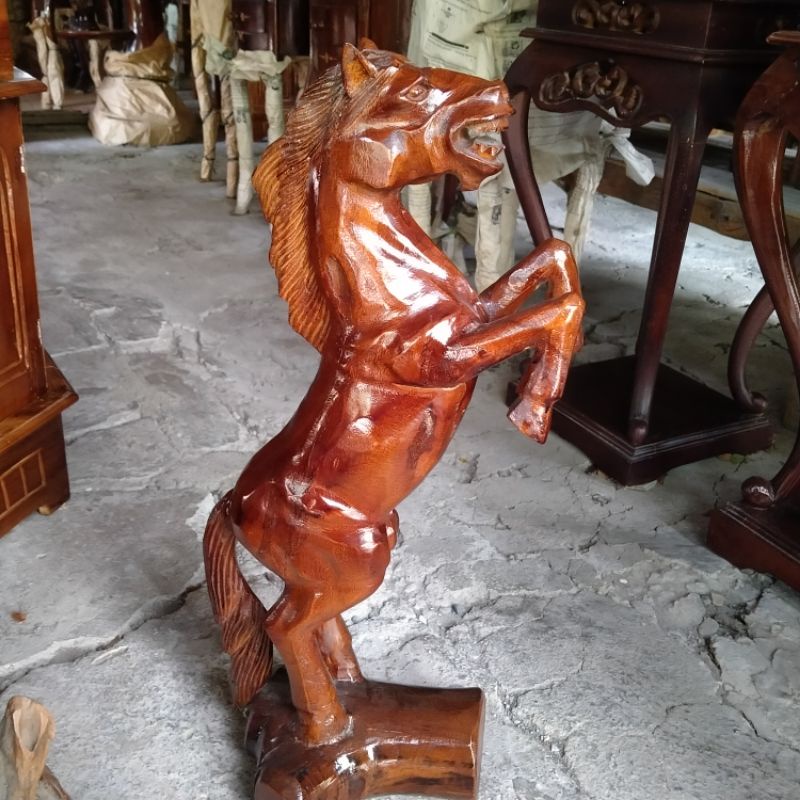 Update info harga dari produk patung kayu jati yang anda inginkan dari jutaan toko online terbaik di. Jual Patung Kuda Kerajinan Pahat Kayu Jati Miniatur Indonesia Shopee Indonesia