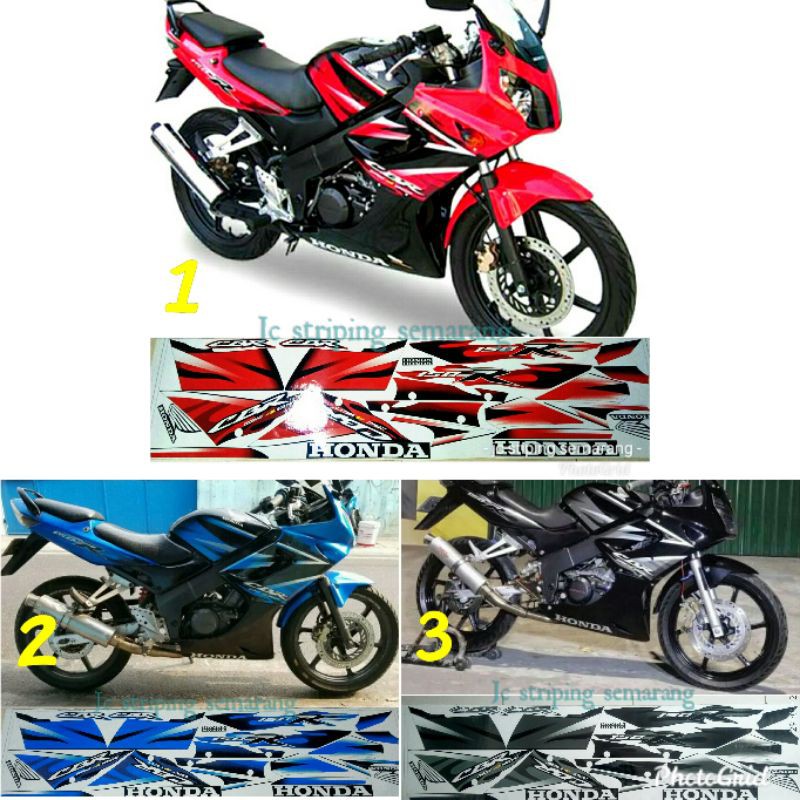 Striping cbr 150 r old 2006 variasi dan ori : Striping Cbr 150 Cbu 2007 Shopee Indonesia