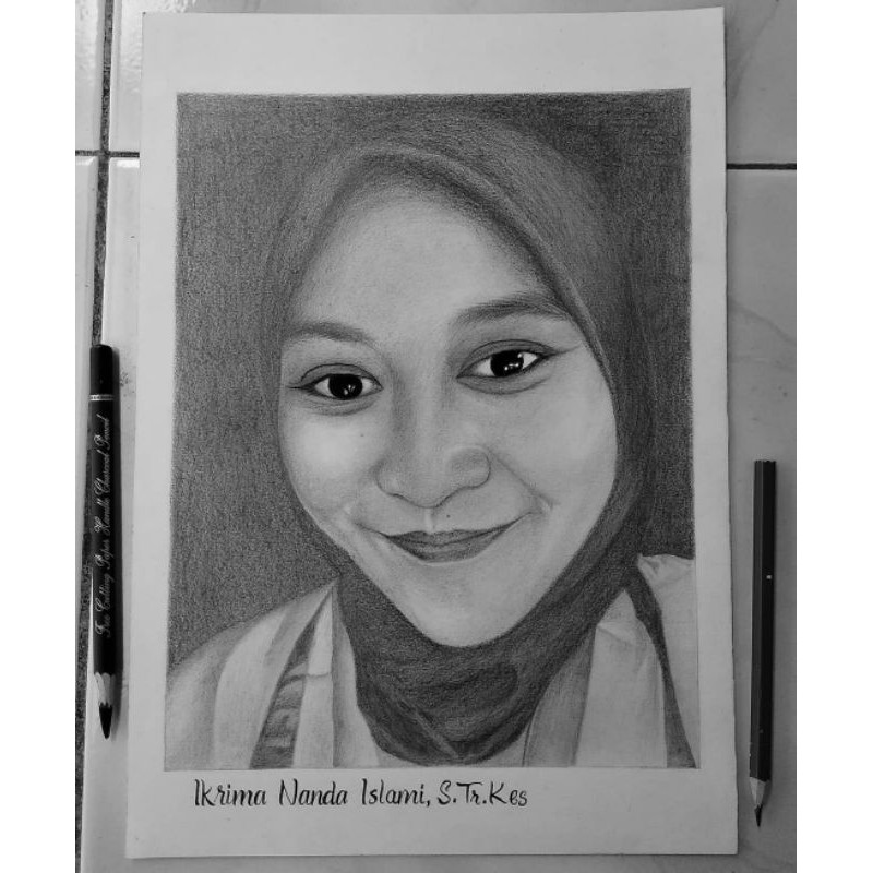 Jual Jasa Sketsa / Lukisan Wajah Hitam Putih Ukuran A4 Indonesia|Shopee Indonesia 800_X_800_jpg