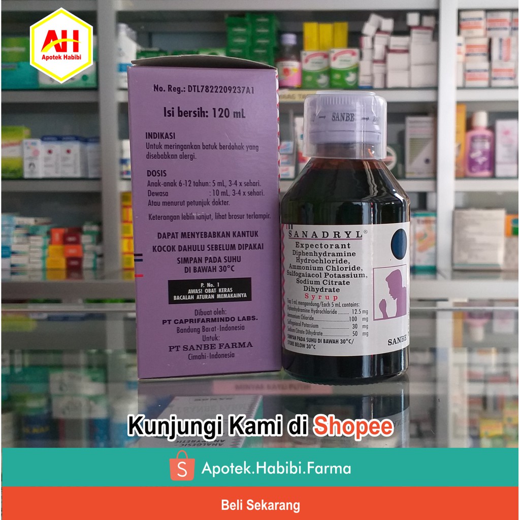 Jahe · siapkan 2 potong jahe segar atau kering yang telah dibersihkan · kemudian potongan jahe tadi dimasukkan ke dalam air yang mendidih dan . Jual Sanadryl Sanadril Expek Ekspek Ekspektoran Batuk Berdahak 120ml Dan 60ml Indonesia Shopee Indonesia
