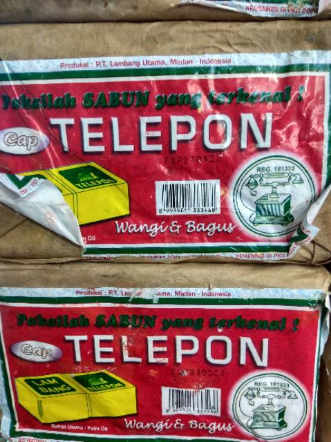Kulit pun melemah dan semakin memudahkan bakteri untuk menempel. Jual Sabun Cap Telepon Medan 1 Pak Isi 20 Batang Khusus Gosend Indonesia Shopee Indonesia