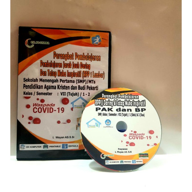 Www.websiteedukasi.com rpp k13 1 lembar pkn kelas 7 semester 1. Cd Rpp K13 Ppj Daring Smp Mts Mapel Agama Kristen Dan Bp Kelas Vii 7 Revisi 2020 Terbaru Shopee Indonesia