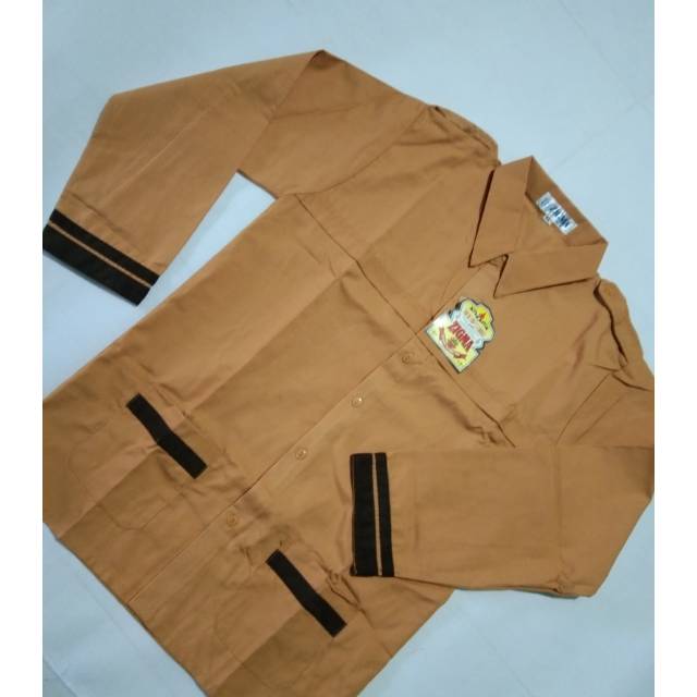 Jual Pramuka siaga SD Lengan Panjang/ seragam Pramuka/ sekolah SD MI  Indonesia|Shopee Indonesia