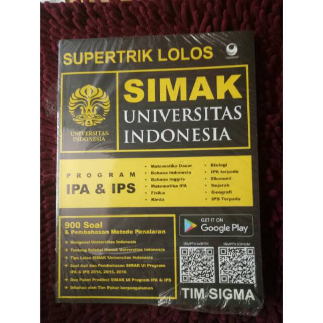 Sebelum registrasi saya harus membayar uang semester pertama sebesar 18,5 juta. Supertrik Lolos Simak Ui Program Ipa Ips Shopee Indonesia