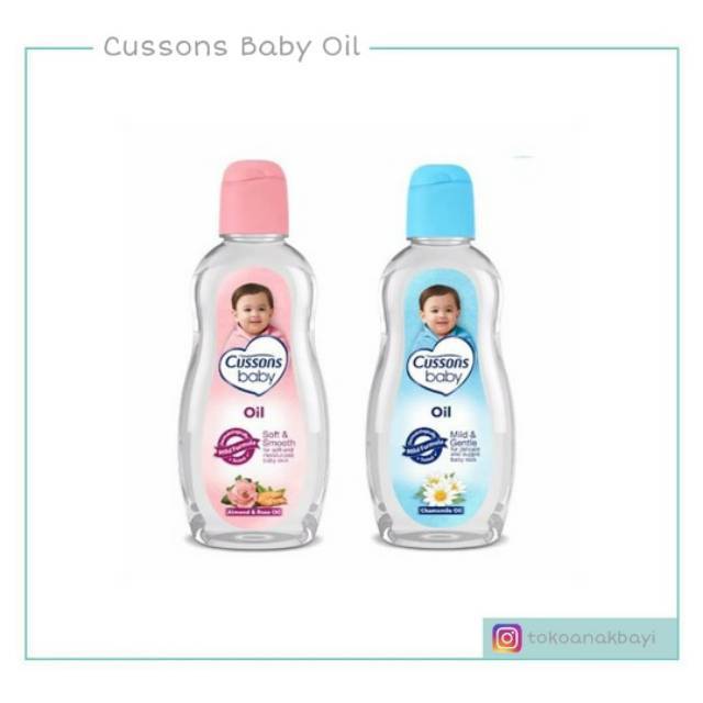 Cussons Baby Oil (Chamomile Oil) Mild &amp; Gentle Soft&amp;Smooth 100ml + 100ml |  Shopee Indonesia
