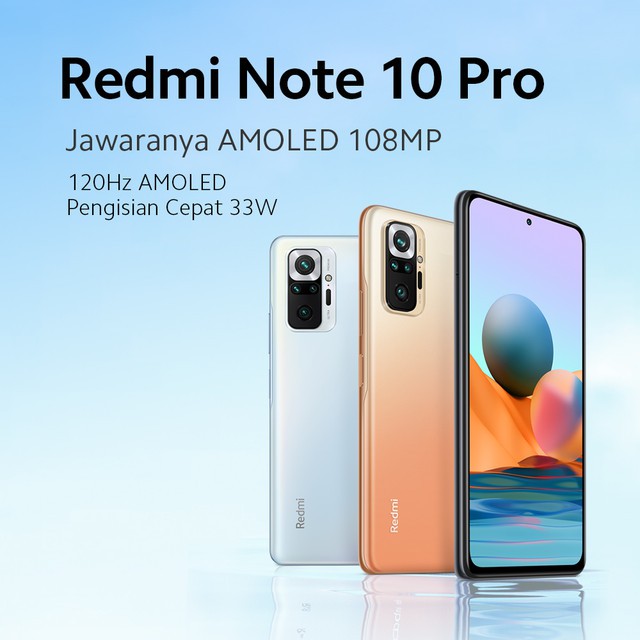 Medcom.id menjajal varian berwarna glacier blue yang cerah dan punya kesan mewah. Xiaomi Redmi Note 10 Pro 8gb 128gb Amoled 6 67 108mp Quad Kamera Snapdragon 732g Baterai 5020mah Shopee Indonesia