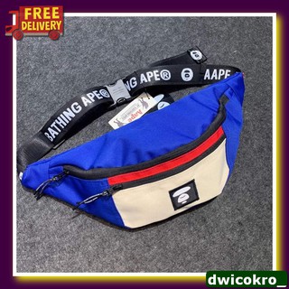 Diantara pinggang aape terpopuler kini adalah aape waistbag, camo logo black waistbag with paperbag dan slingbag yellow original anda bisa menemukan berbagai&nbsp;. Jual Tas Selempang Pria Slingbag Pria Trendy Dan Tahan Aape Waistbag Pria Waistbag Bape A Bathi Hz256 Indonesia Shopee Indonesia