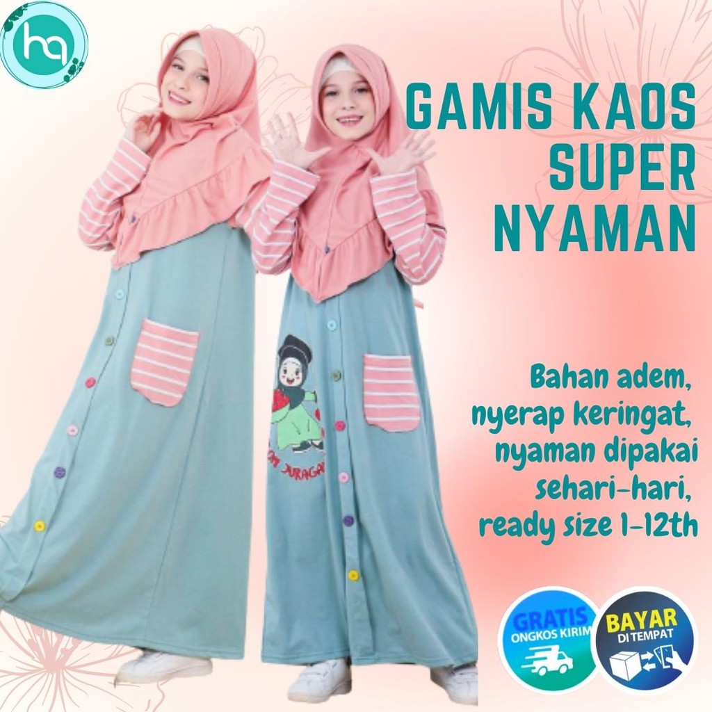 Endomoda hb gamis terbaru dari hana 22 dari rp 234000. Raggakids Gamis Anak Perempuan Terbaru 2021 RG 32 Usia 1-12 Tahun