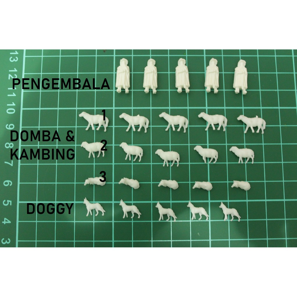 HEWAN TERNAK CAMPUR 1:87 1/100 FIGURE - DIORAMA / MAKET / MINIATUR | Shopee  Indonesia
