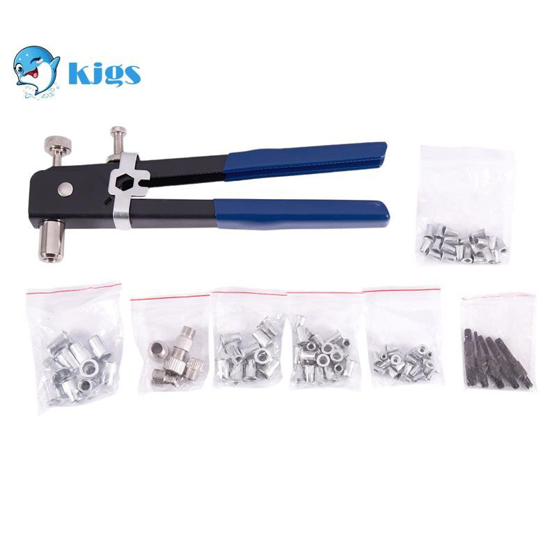 Rivet Tool Threaded Insert Hand Riveting Kit Nuts Riveter Tool | Shopee  Indonesia