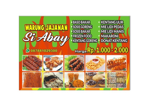 Daftar harga sosis bakar banner terbaru september 2021. Spanduk Jajanan Sosis Bakar Ukuran 120 X 60 Cm Shopee Indonesia