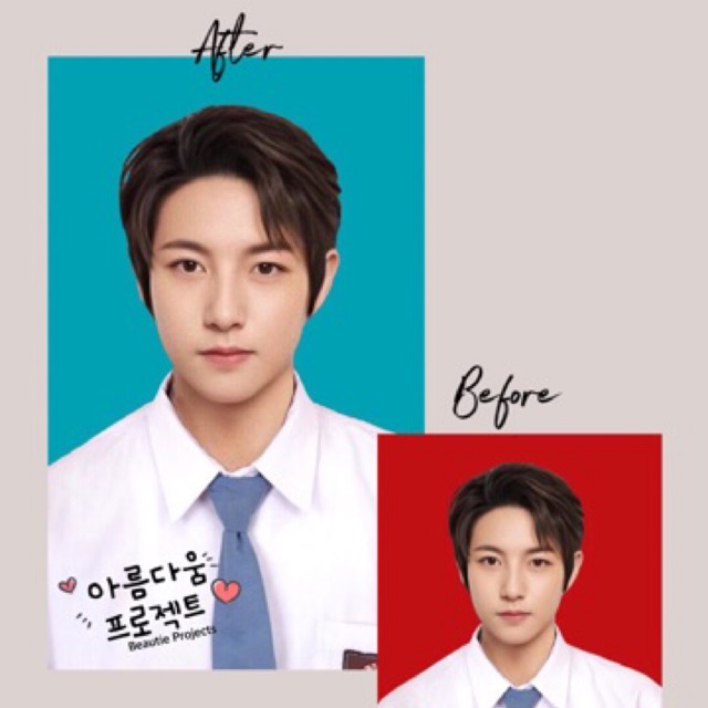 Cara mengganti warna background foto biru dan merah (klik pada gambar untuk . Edit Foto Ktp Goreng