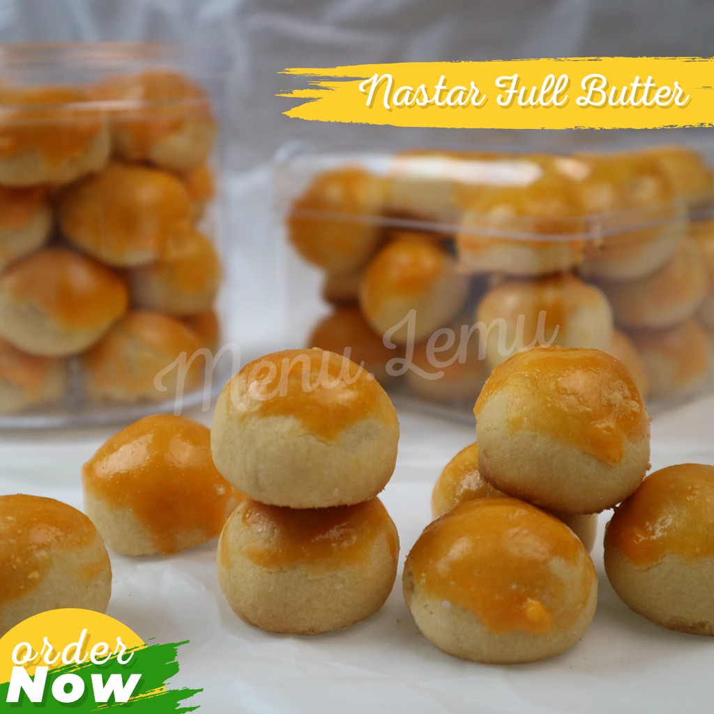 · masukkan terigu, susu bubuk dan maizena . Jual Kue Nastar Full Butter Indonesia Shopee Indonesia
