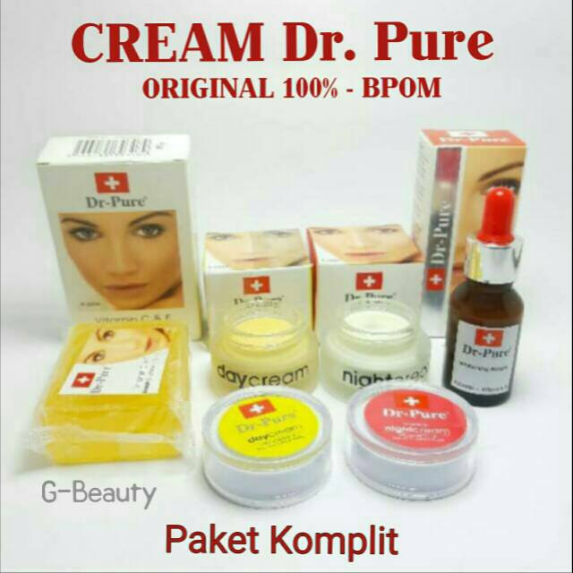 Beli produk paket cream dr pure berkualitas dengan harga murah dari berbagai pelapak di indonesia. Cream Dr Pure Paket Komplit Cream Sabun Serum Original 100 Bpom Dr Pure Dr Pure Shopee Indonesia