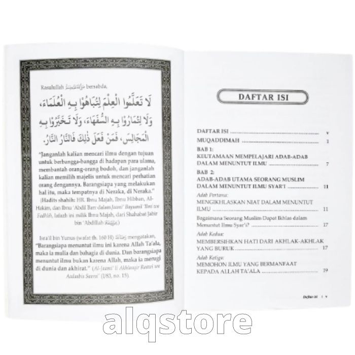 Adab dan Akhlak Penuntut Ilmu Buku Islam Yazid bin Abdul Qadir Jawas |  Shopee Indonesia