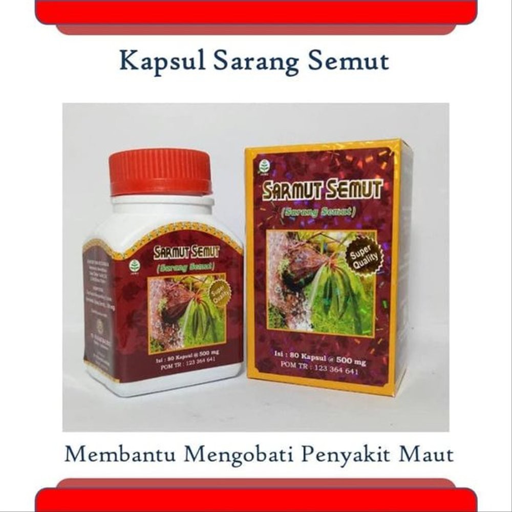 Jual sarmut extra habbats Menyembuhkan berbagai jenis kanker dan tumor sarang  semut kapsul habbats Indonesia|Shopee Indonesia