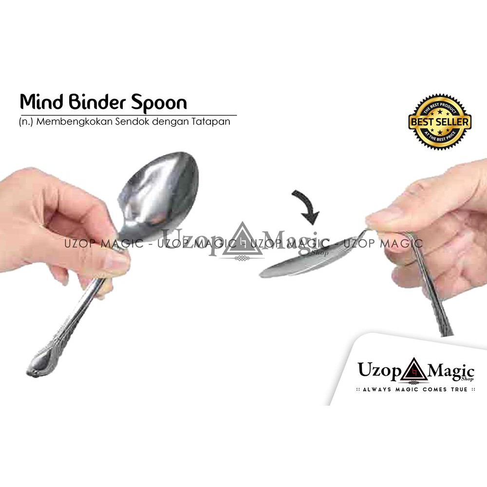 Jual Alat Sulap Binder spoon - Uzop Magicshop (Sendok Bengkok)  Indonesia|Shopee Indonesia