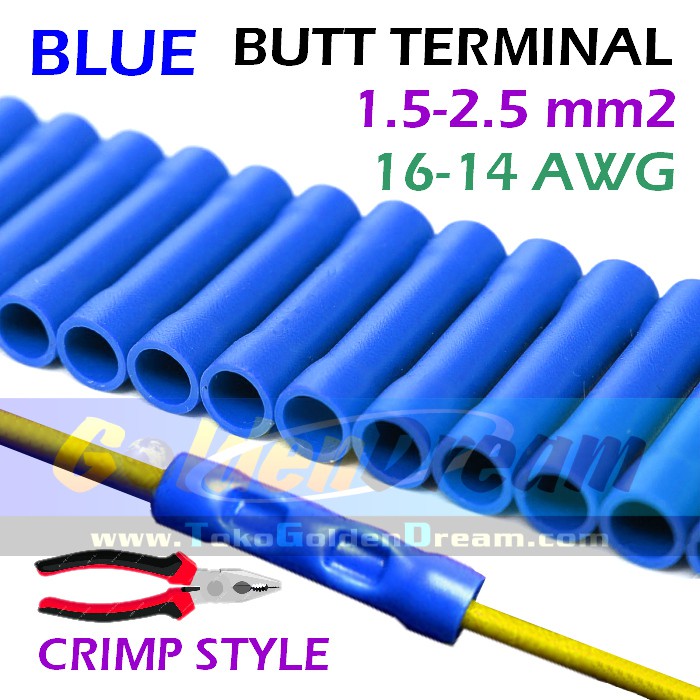 7 macam cara sambungan kabel listrik by amfun cees tutorial ide kreatif 7 macam sambungan kabel listrik yang benar cara menyambung kabel . Blue Butt Terminal Insulated Cable Konektor Sambungan Kabel Tang Press Shopee Indonesia