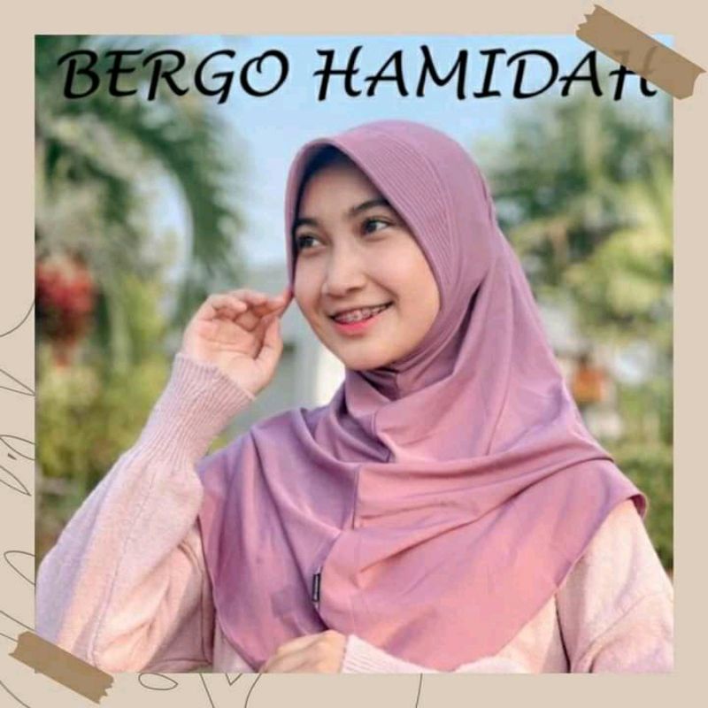 Harga Kerudung Bergo Hamidah Jersey Menutup Dada Terbaru Oktober 2021 |  BigGo Indonesia