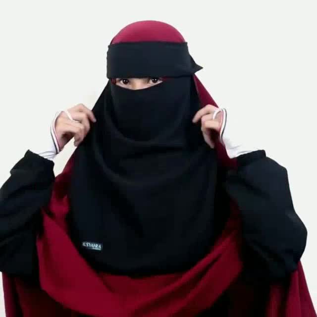 Bahan kain wolpis wolfis woolpis woolfis wolvis premium gamis fashion. Niqab Bandana Poni 5 in 1 Woolpeach Luxury by Alsyahra