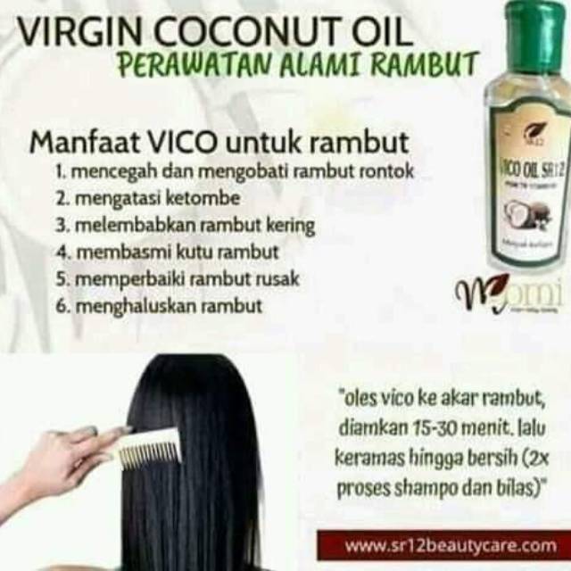 Ini memberi minyak kelapa struktur panjang dan lurus, yang lebih mudah diserap jauh ke dalam batang rambut. Jual Virgin Coconut Oil Sr12 Mengobati Masalah Rambut Rontok Melebatkan Bebas Dari Ketombe Dan Kutu Indonesia Shopee Indonesia