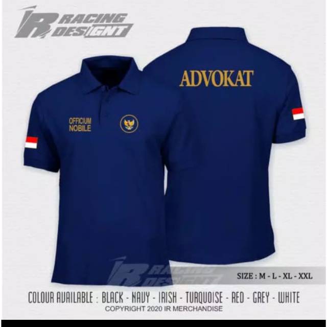 Jual Pakaian T-shirt kaos baju kerah polo shirt ADVOKAT OFFICIUM NOBILE  PENGACARA Branded Indonesia|Shopee Indonesia