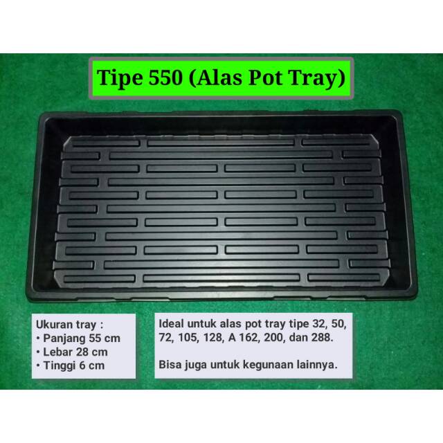 Pot tray tipe 550 / Alas pot tray / Bak pot tray | Shopee Indonesia