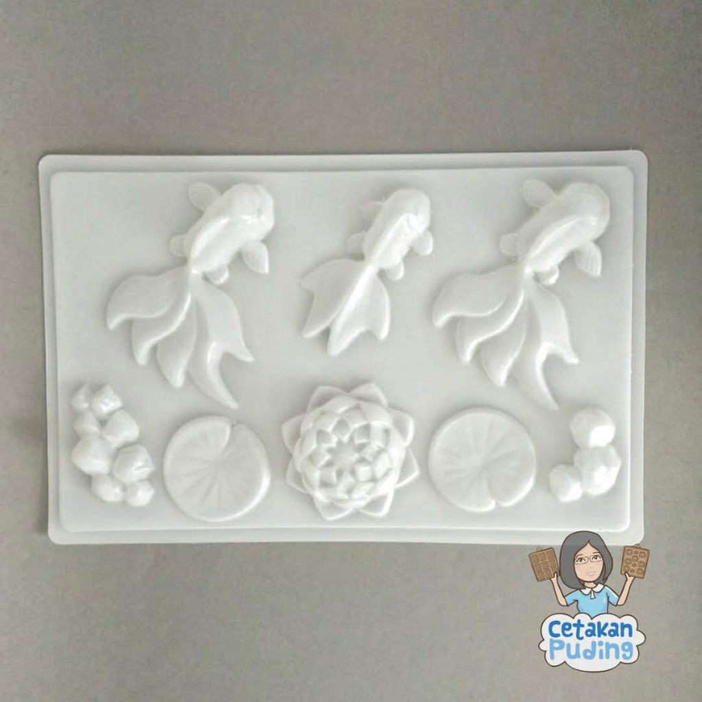 Daftar lengkap pilih bidang usaha klasifikasi baku lapangan usaha indonesia. Cetakan Puding Plastik Bentuk Ikan Koi Batu Teratai Shopee Indonesia