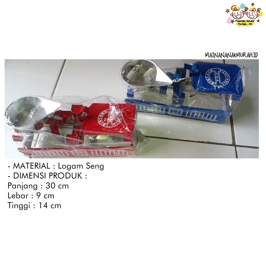 Mainan Timbangan Pasar Tradisional / Timbangan Jadul Jaman Dulu / Timbangan  Logam Seng Masak Masakan | Shopee Indonesia
