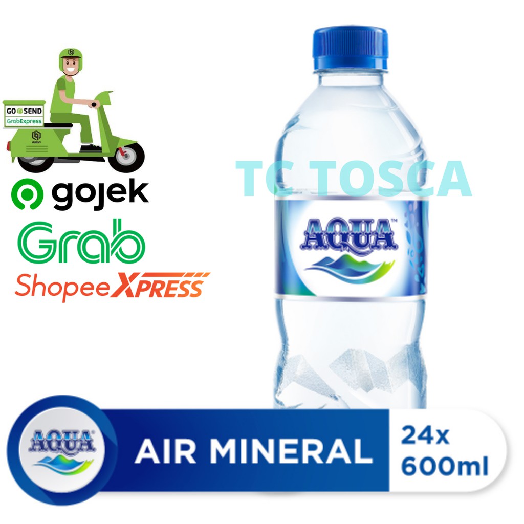 Air Mineral AQUA 600ML 1 DUS ISI 24 BOTOL | Shopee Indonesia