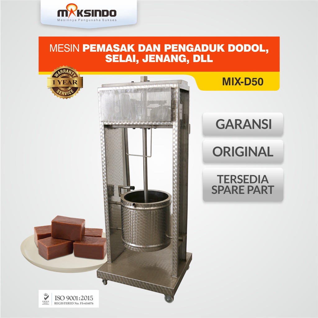 Jual Agrowindo Mesin Pemasak Dodol, Selai, Jenang Kapasitas 50 kg MDL-50  Indonesia|Shopee Indonesia