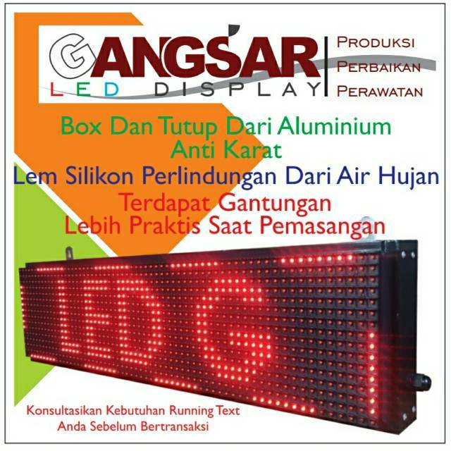 Beli led running text online harga murah terbaru 2022 di tokopedia! Jual Murah Meriah Running Text Led Display Lampu Berjalan 128x16 Warna Merah Indonesia Shopee Indonesia