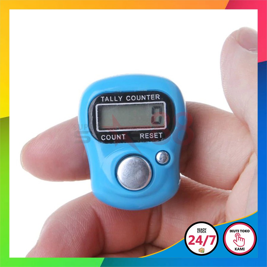 SS88 B4 ALAT HITUNG TASBIH DIGITAL LED - ALAT HITUNG DZIKIR - MINI FINGER  COUNTER - ALAT PENGHITUNG | Shopee Indonesia