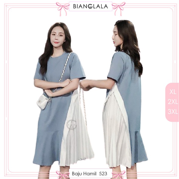 Belanja dress ibu hamil dari oem, flash sale, china oem & brand terbaik di lazada ramadan sale. Jual Maternity Casual Dress Oversize Dress Hamil Kekinian Baju Ibu Hamil Dress Jumbo Baju Oversize Md523 Shopee Indonesia