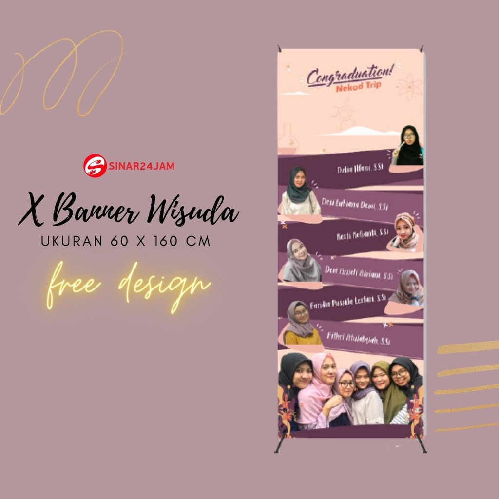 Temukan juga harga x banner wisuda dan tiang,x banner wisuda free design,x banner. Harga X Banner Wisuda Terbaru September 2021 Biggo Indonesia
