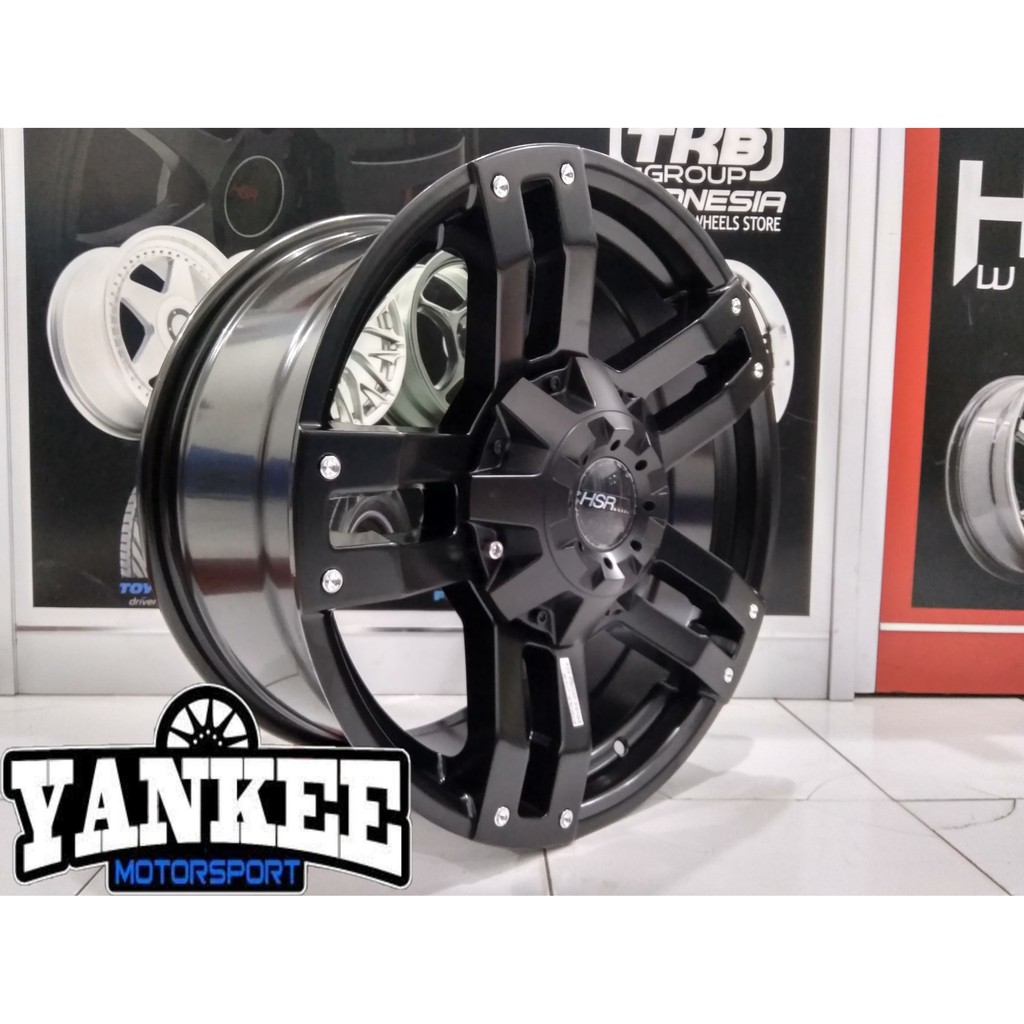 Jual toko velg mobil padang yankee motor sport menjual velg BULDOZER JT5136  HSR R18X85 H6X139,7 ET15 SMB Indonesia|Shopee Indonesia