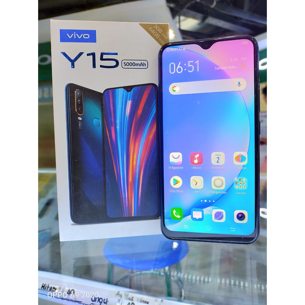 Smartphone vivo v15, hanya dengan 4 jutaan segudang fitur dihadirkan. Jual Vivo Y15 Ram 4 Rom 64gb Second Indonesia Shopee Indonesia