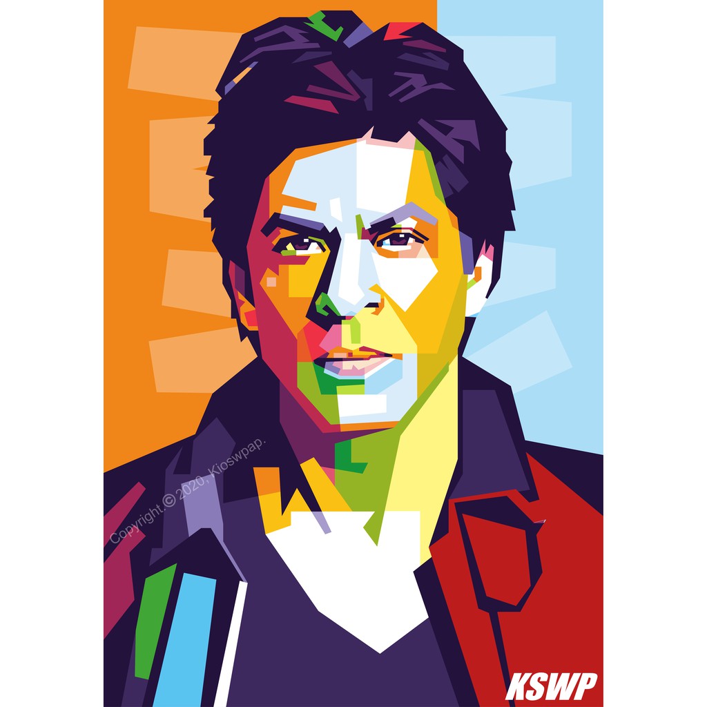 Dieser pinnwand folgen 142 nutzer auf pinterest. Kswp Shah Rukh Khan Kaos Artwear Putih Shopee Indonesia