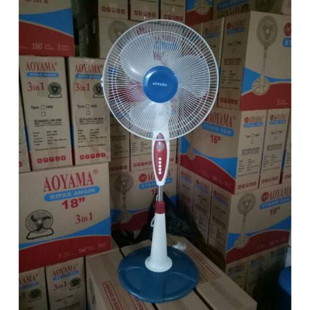 Kipas Angin Berdiri Aoyama 16 Inch - Kipas Angin Harga Murah - Stand Fan  Aoyama 16 Inch Harga Murah | Shopee Indonesia