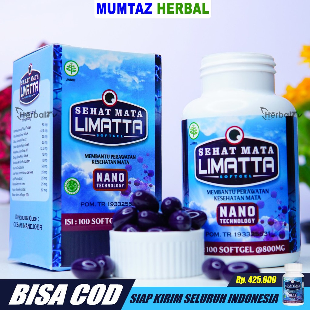 Obat Diplopia - Penglihatan Ganda - Sehat Mata Limatta Softgel 100%  Original | Shopee Indonesia