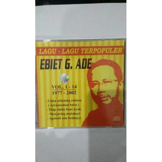 Jual CD ORIGINAL EBIET G ADE - LAGU-LAGU TERPOPULER EBIET G ADE VOL. 1-14  Indonesia|Shopee Indonesia
