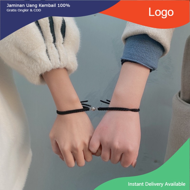 Jual Gelang Magnet Couple Polos / Gelang Karet Aesthetic Pasangan Persahabatan Indonesia|Shopee Indonesia 800_X_800_jpg